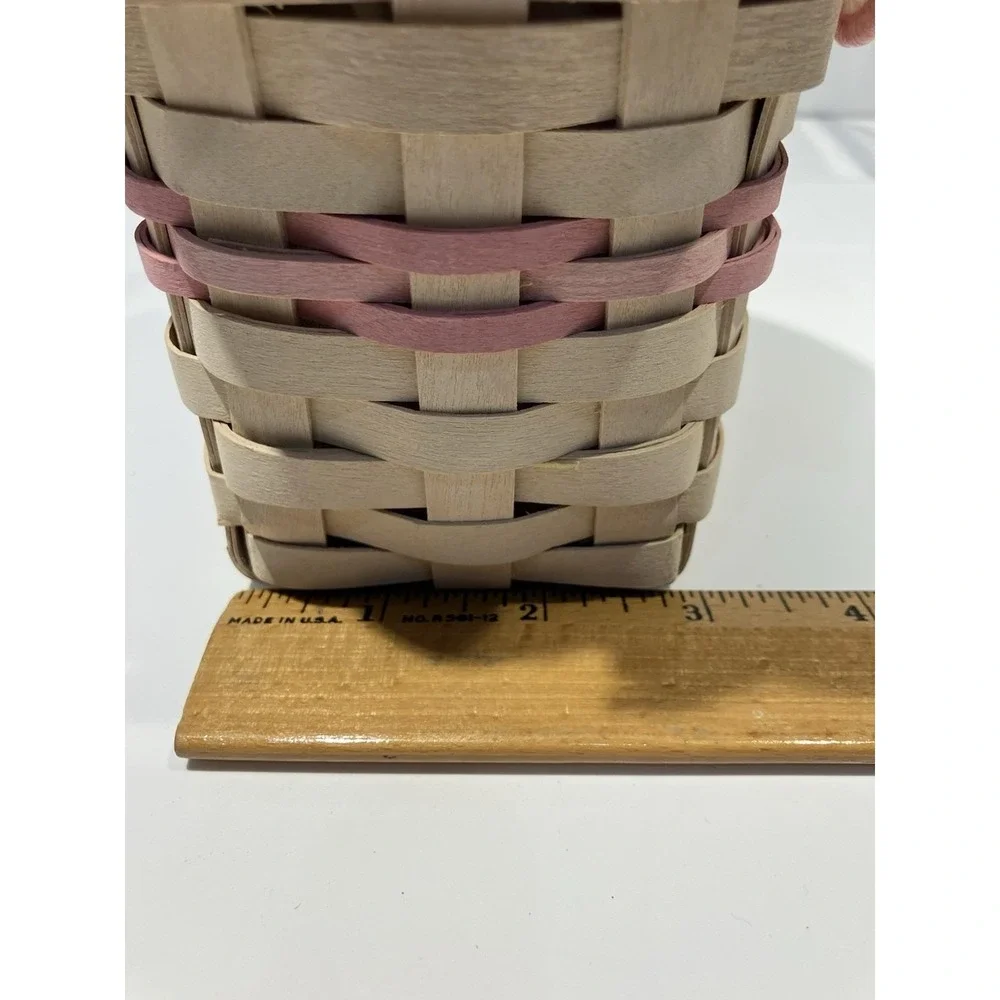 Longaberger Horizon of Hope Basket American Cancer Society Pink 2002 Complete